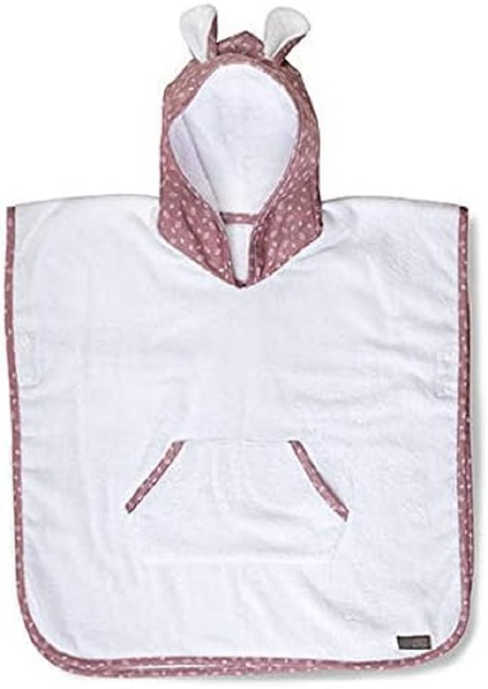 Vinter & Bloom - Nordic Leaf Towel Poncho - Soft Pink