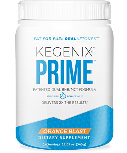 14 Day Kegenix PRIME Keto Weight Loss Supplement | Patented Keto Drink with BHB & MCT - Energetic Weight Loss - NEW & IMPROVED FLAVOR ORANGE BLAST