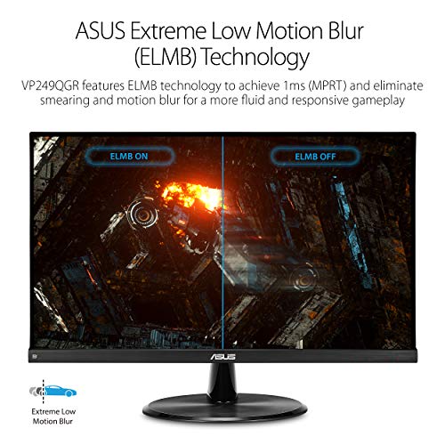 ASUS VP249QGR 23.8” Gaming Monitor 144Hz Full HD (1920 x 1080) IPS 1ms FreeSync ELMB Eye Care DisplayPort HDMI VGA - Image 3