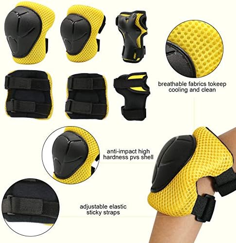 Toddler biking gear set including helmet.