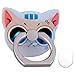 PZOZ Cell Phone Finger Ring Movie Grip Universal Smartphone Dock Car Mount/Sticky Stand/Holder/Kickstand for iPhone 7 6 Plus--Cat (Big eyes)