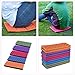 HS 1PC Foldable Folding EVA Foam Waterproof Chair Cushion Seat Pads Mat for Camping Hiking Sports Outdoor Activities (Blue)