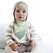 Baby Bandana Drool Bibs Made of Absorbent Soft 100% Organic Cotton with Snaps. Keeps Baby's Clothes Dry and Clean For Hours. Cute Bib Style for Babies Boys and Girls. Gift Set 4- Pack
