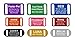 Slide-On Pet ID Tag | Collar Tag | 3 Sizes & 9 Colors to Choose from (PURPLE, SMALL)