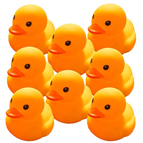 Bulk Rubber Ducks - Large Yellow Rubber Ducks - (4