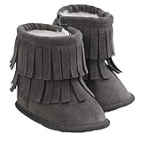 Voberry Baby Toddler Girls Boys Winter Warm Snow Boot Tassels Trimmed Boots Outdoor