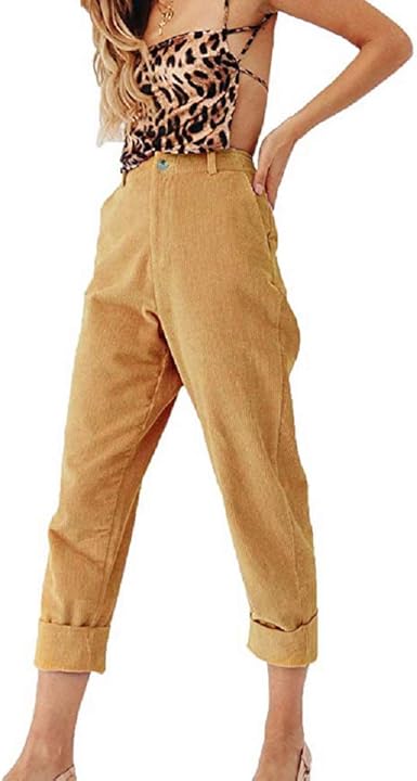 womens thick corduroy trousers