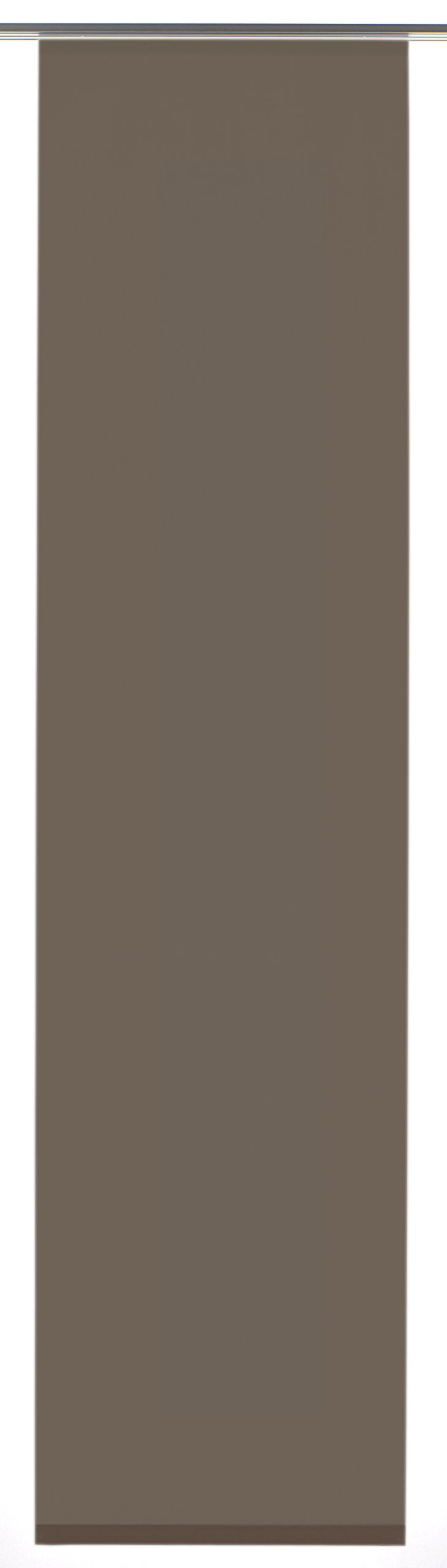 Gardinia Panel Curtain, Fabric, Sliding, Fabric, Brown, 5.0999999999999996 x 64.599999999999994 x 5.0999999999999996 cm