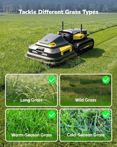 YARBO 4-in-1 Modular Robot, Lawn Mower Pro, Snow Blower, and Blower with Auto-Charging, Wire-Free Setup, AI Multi-Zone Mapping & RTK for Navigation