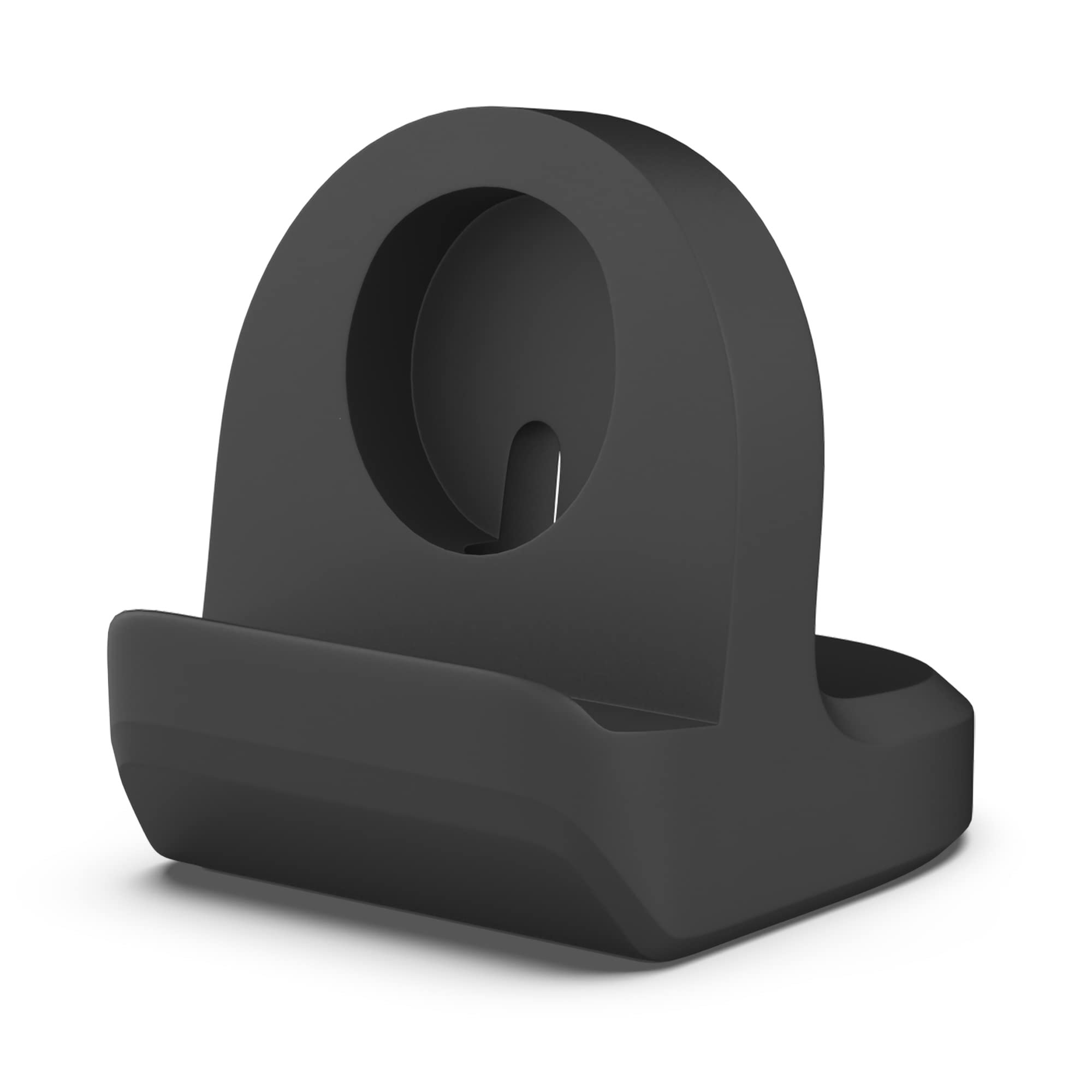 TUCANA Charger Stand Compatible with Google Pixel Watch, Durable Silicone with Non-Slip Stable Base (Black)