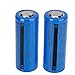 Mini Butterball Rechargeable 26650 Battery 2Pcs 3.7V 6000mah Protected Li-ion Blue Batteries for Flashlight Electric tools Electric bicycles Electric Vehicles