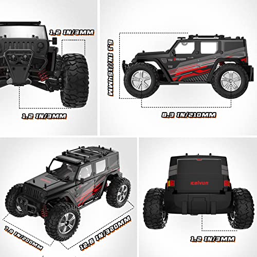 114 Scale Big RC Car, caivun RC Cars 4WD Off Road Hobby Trucks 40+ KM