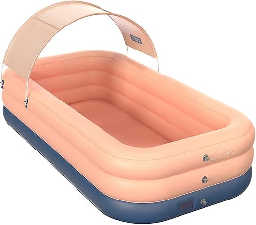 inflatable pool with shade