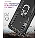 Samsung Galaxy A7 2018 Case, Extreme Protection Military Armor Dual Layer Protective Cover with 360 Degree Unbreakable Swivel Ring Kickstand for Samsung Galaxy A7 2018 Black
