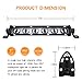 Zmoon Led Light Bar 7in Signal Row 60W 6000lm Spot Flood Combo Off Road, Waterproof Slim for SUV Jeep ATV Boat (2 Pack)