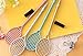 Iuhan 4PCS Cute Tennis Racket Pens Creative Office Stationery Student Gift Party Supplies Writing Pen (A, C)