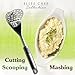 Elite Chef Potato Masher Slicer for Quick and Easy Lumpless Mashing