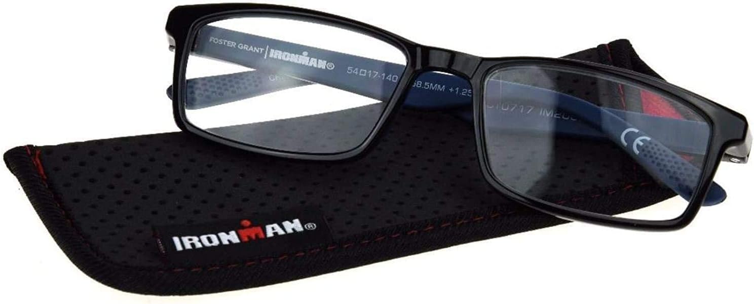 Foster Grant Ironman IronFlex IM2002 Men's Reading Glasses