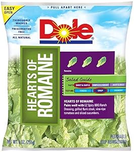 Image of DOLE Dole Hearts Of Romaine Salad 9Oz, 9 oz(us)