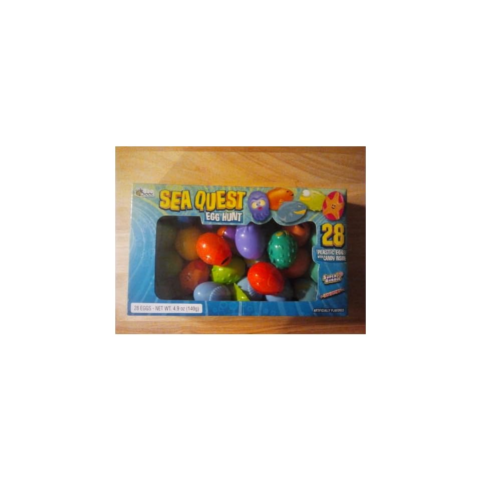 SEA QUEST EGG HUNT 28 PLASTIC EASTER EGGS WITH CANDY INSIDE on PopScreen