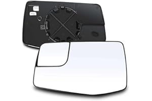 Driver Left Side Mirror Glass with Blind Spot Mirror - Compatible with Chevy & GMC Vehicles - Silverado 1500 2019-2024, Sierr