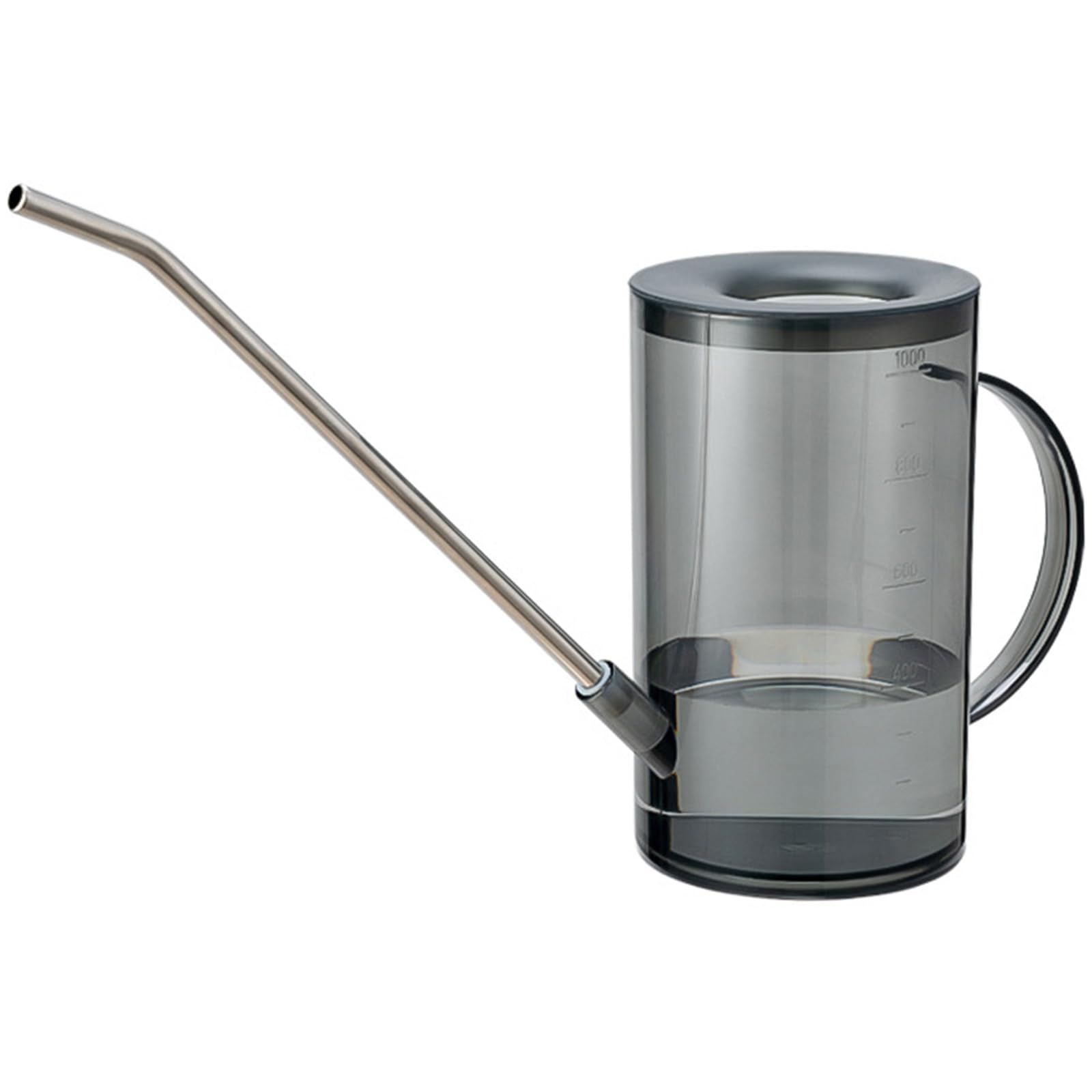 Lizbin Watering Can for Indoor Plants with Long Spout, Plant Watering Can, Small Watering Cans, Indoor Watering Cans for House Plants, Flowers, Succulents 1L/34oz (Grey)