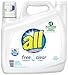 all Liquid Laundry Detergent, Stainlifters- Free & Clear - 141 oz