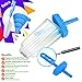 Popsicle Molds Set - BPA Free - 6 Ice Pop Makers + 1 Extra Mold + Silicone Funnel + Cleaning Brush + Recipes E-book - by Lebice