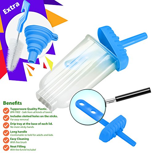 3 Popsicle+Molds+Set+Silicone+book