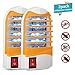 Kungber Bug Zapper, Upgraded Mosquitoes Killer, Indoor Mosquito Zapper Bug Light, Plug-in Electronic Insect Gnat Flying bugs Killer Trap, for Bedroom Home Porch with Blue Night Light (Pack of 2)