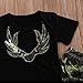 ITFABS 2pcs Baby Boy Girl Pants Sets Black Short Sleeve Romper + Camouflage Pants Outfits Clothes (70(0-6months), Green)