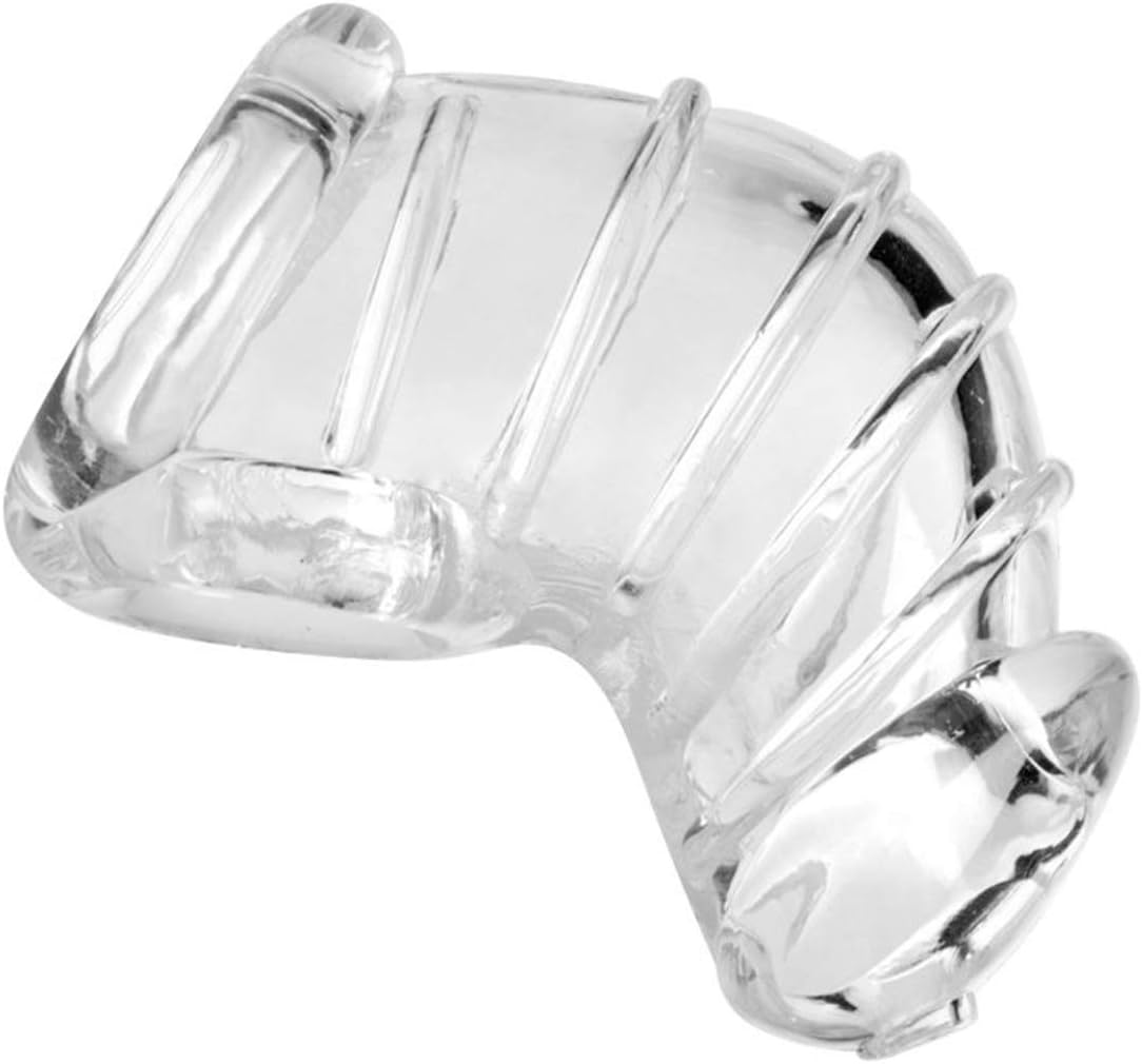 Detained Soft Body Chastity Cage, Transparent