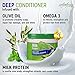 Milk Protein & Olive Oil Hair Deep Conditioning Treatment Hair Mask Strengthens, Repairs, Stops Breakage and Promotes Growth for Soft, Healthy, Manageable Hair - Sofn’Free GroHealthy Single