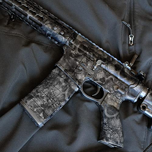 GunSkins AR15 Rifle Skin Premium Vinyl Gun Wrap with Precut Pieces