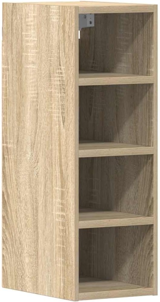 vidaXL Hanging Cabinet Sonoma Oak 60 cm Wall Mounted Kitchen Cupboard