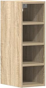 vidaXL Hanging Cabinet Sonoma Oak 60 cm Wall Mounted Kitchen Cupboard