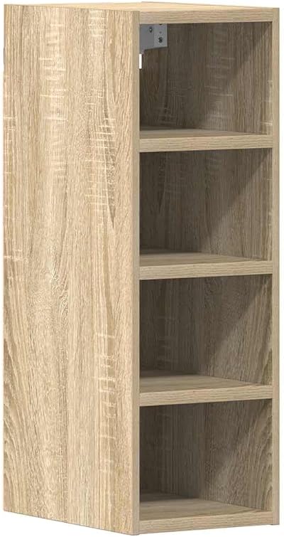 vidaXL Hanging Cabinet Sonoma Oak 60 cm Wall Mounted Kitchen Cupboard