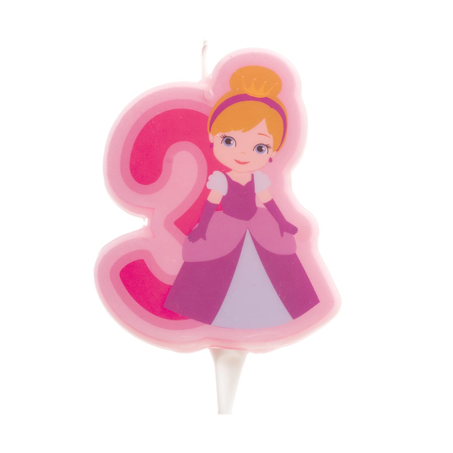 Dekora - Birthday Decoration Candle Princess - Number 3