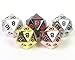 Ultimate! Solid Metal D20 Variety 5 Pack - Gold, Silver, Copper, Obsidian, Pearl - Polyhedral Twenty-Sided Dice Set