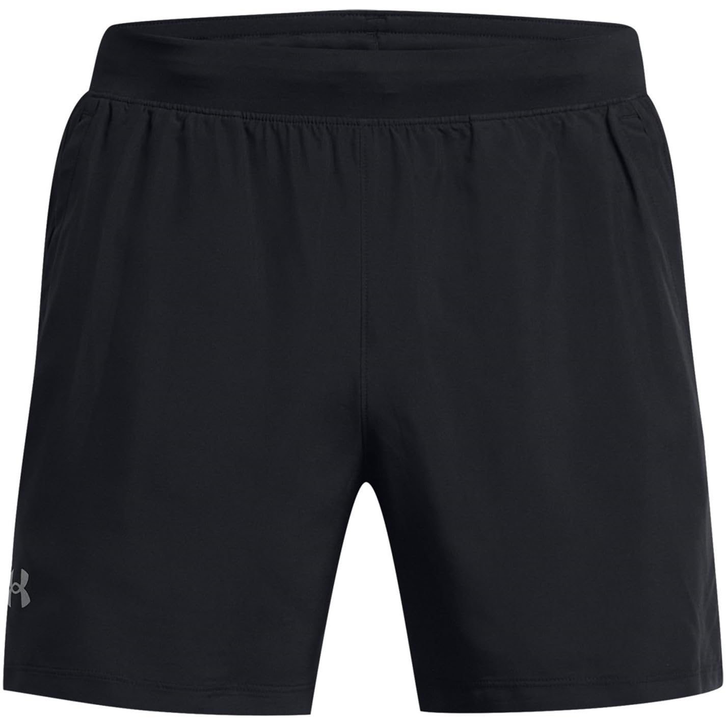 Under Armour Men’s Launch Run 5-Inch Shorts, (001) Black/Black/Reflective, Medium
