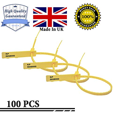 100 Security Tags High Quality Numbered Made in UK British Trucking