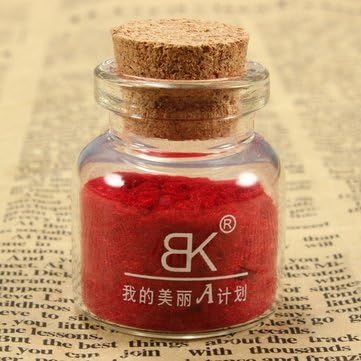 1pcs Velvet Flocking Nail Art Powder Dust Decoration Glass Pot (4) by Rubber Fob
