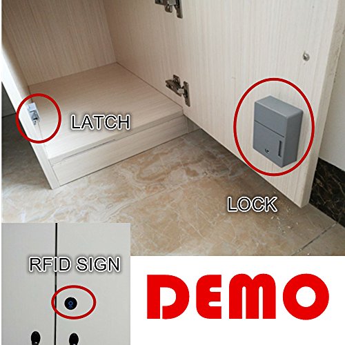 Tokatuker RFID Electronic Cabinet Lock Hidden DIY for Drawer Cabinet