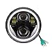 Funlove 5 3/4 5.75 Inch LED Headlight Halo with DRL for Harley Davidson Motorcycles primary