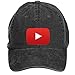 Kettyny Unisex YouTube Logo Design Baseball Cap Hats