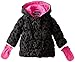 Rothschild Baby Girls Flocked Rose Jacket