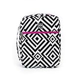 Canvas 10.5 x 8 Zipper Bible Case with Carrying Handle (Greyson Greek Black)