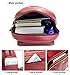 EssFeel Stylish Leather Backpack School Travel Daypack Casual Style Backpack Knapsack for Women Girl A-Wine Red