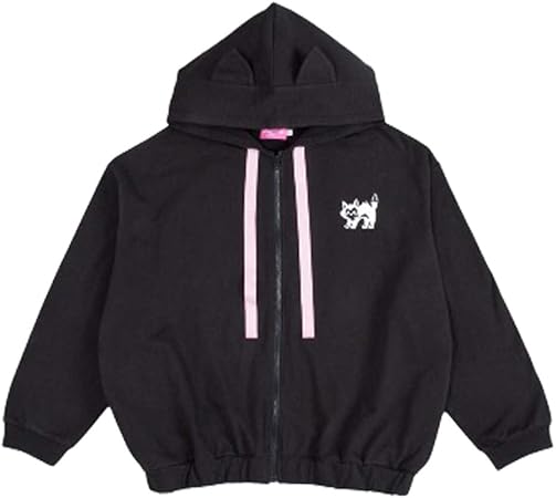 Amazon Co Jp ディズニー ハロウィーン ハロウィン 19 リゾート フィガロ パーカー ｍ フィガロ 大人 服 レディース 洋服 黒 リゾート限定 おもちゃ