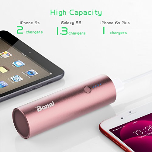 BONAI Portable Charger, Power Bank 5000mAh,